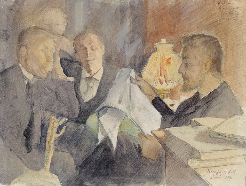 Eero Järnefelt - in uno studio di Parigi, Finnish National Gallery, Helsinki